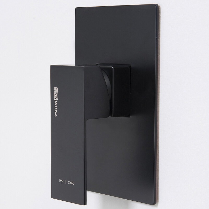 Смеситель WasserKRAFT Abens 2000 A20503, для раковины, цвет черный Soft-touch