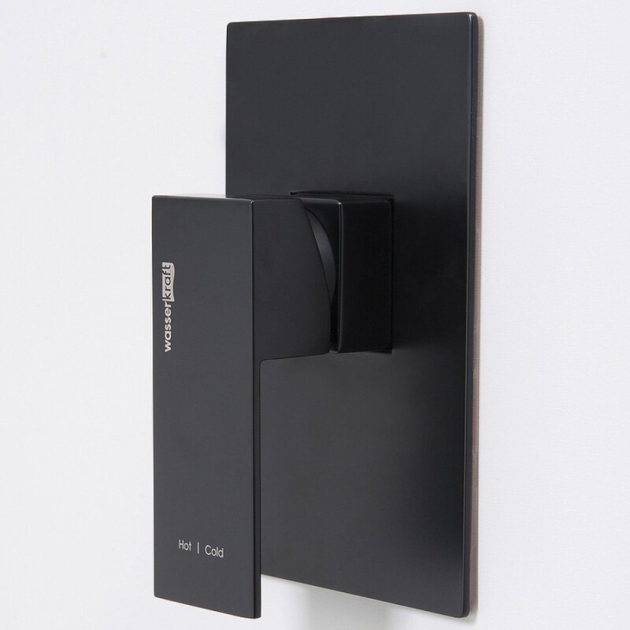 Смеситель WasserKRAFT Abens 2000 A20503, для раковины, цвет черный Soft-touch