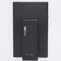Смеситель WasserKRAFT Abens 2000 A20503, для раковины, цвет черный Soft-touch