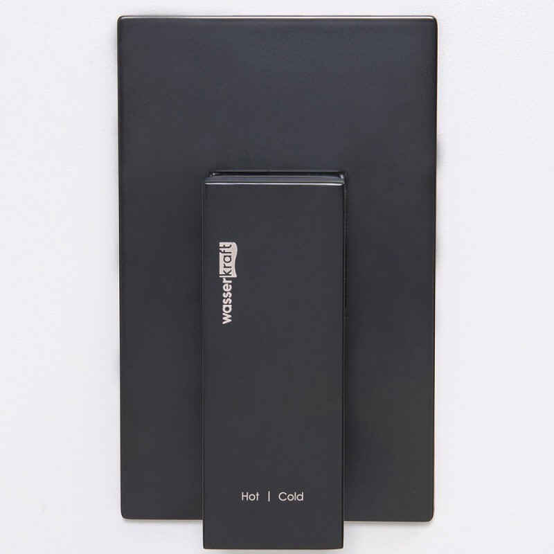 Смеситель WasserKRAFT Abens 2000 A20503, для раковины, цвет черный Soft-touch