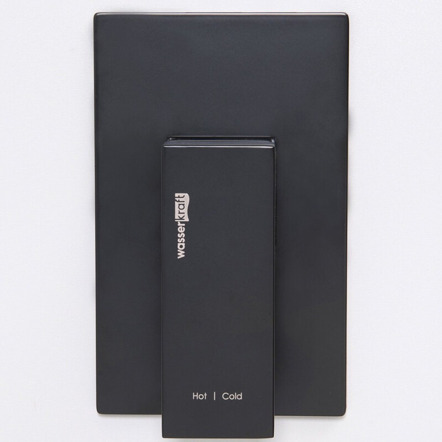 Смеситель WasserKRAFT Abens 2000 A20503, для раковины, цвет черный Soft-touch