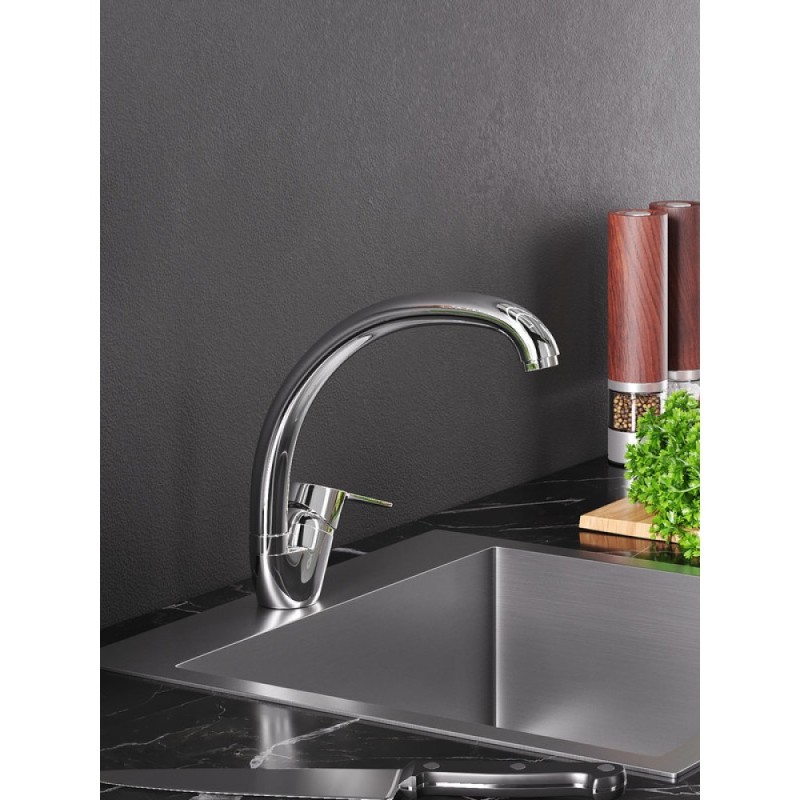 Смеситель Agger Exact A2100200 для кухни, хром