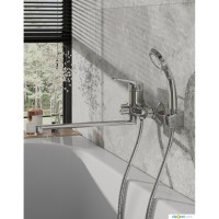 Смеситель Agger Exact A2121100 для ванны и душа, хром