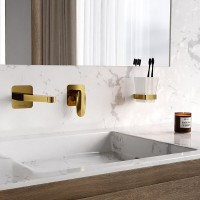 Смеситель WasserKRAFT Neckar A2151.279, для раковины, PVD золото