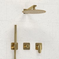 Душевая система WasserKRAFT Neckar A2151.277.183.208.280.197.281, PVD золото