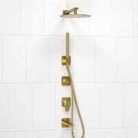 Душевая система WasserKRAFT Neckar A2151.278.279.183.208.280.197.281, PVD золото