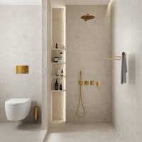 Душевая система WasserKRAFT Neckar A2151.278.279.183.208.280.197.281, PVD золото