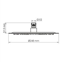 Душевая система WasserKRAFT Neckar A2151.278.279.183.208.280.197.281, PVD золото