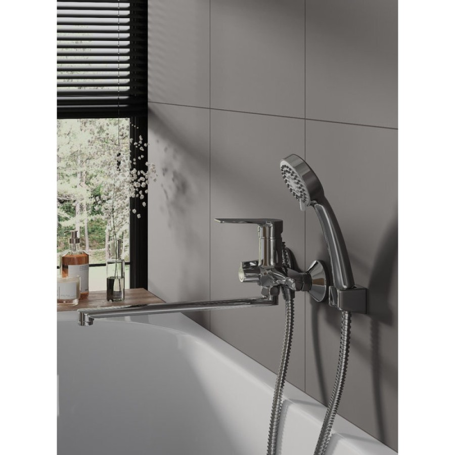 Смеситель Agger Clean A2421100 для ванны и душа, хром
