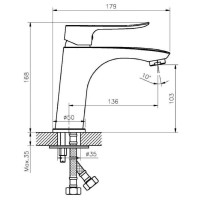 Смеситель Agger Nice A2502100 для раковины, хром
