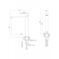 Смеситель Agger Sweet A2712100, для раковины, хром
