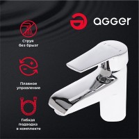 Смеситель Agger Right A2902100 для раковины, хром