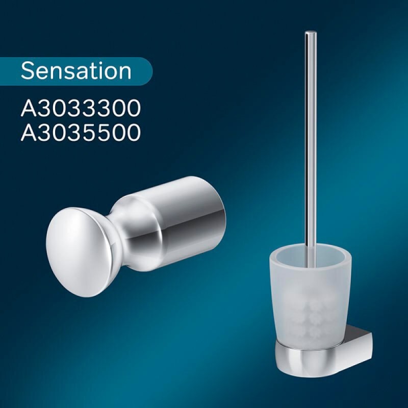 Бумагодержатель Am.Pm Sensation A30341500 с полкой, хром