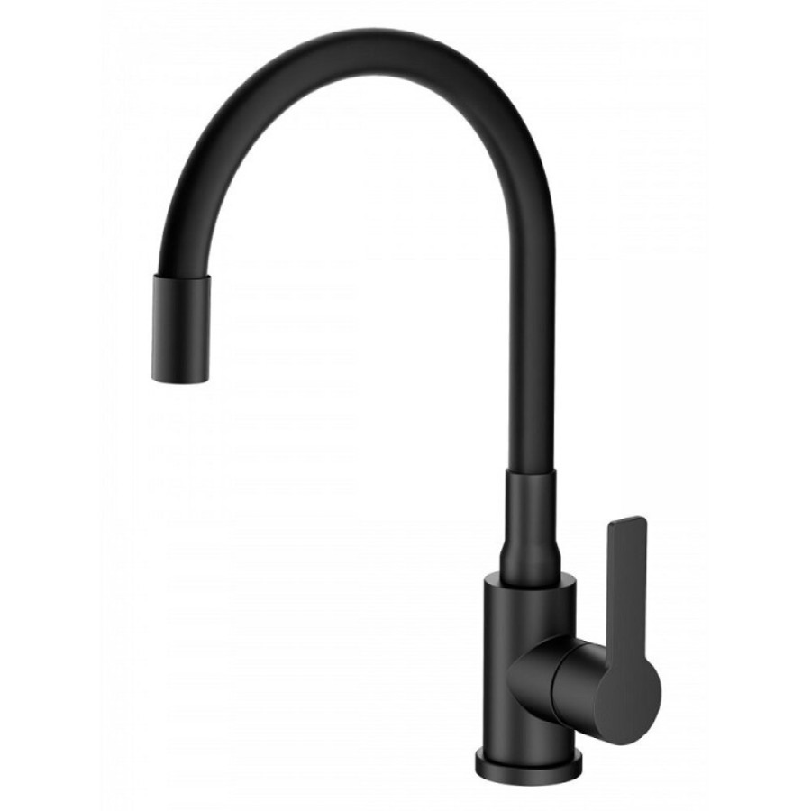 Смеситель Agger Easy A3100544, для кухонной мойки, черный матовый