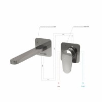 Смеситель WasserKRAFT Weida A2151.279, для раковины, хром