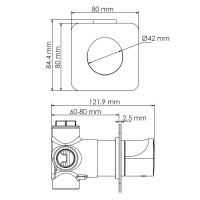 Душевая система WasserKRAFT Weida A3151.269.270.090.116.271.087.103, хром
