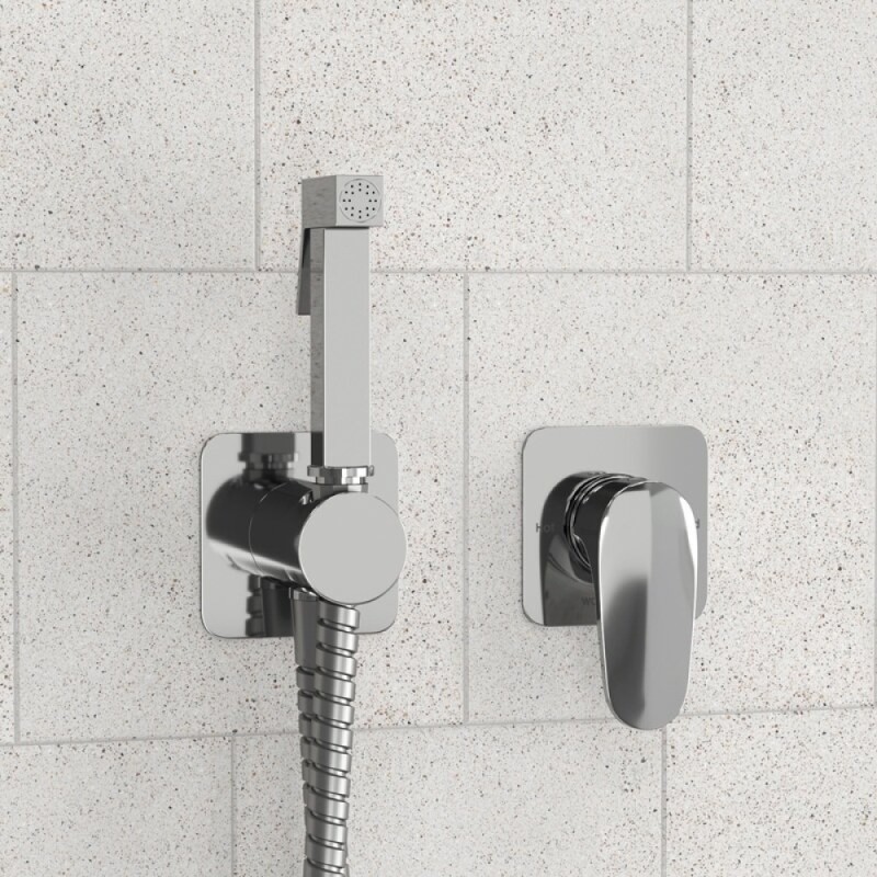 Гигиенический душ Wasserkraft Weida A3151.271.057.136, со смесителем, хром