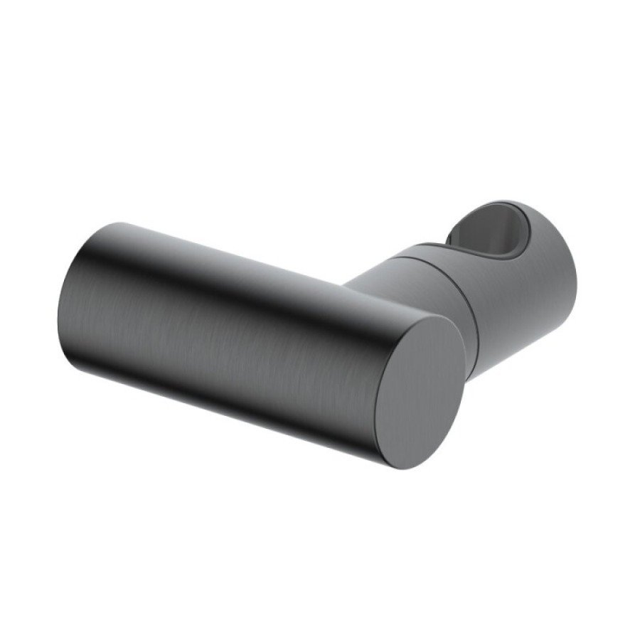 Держатель для лейки WasserKRAFT, настенный, поворотный, вороненая сталь, gunmetal, A325