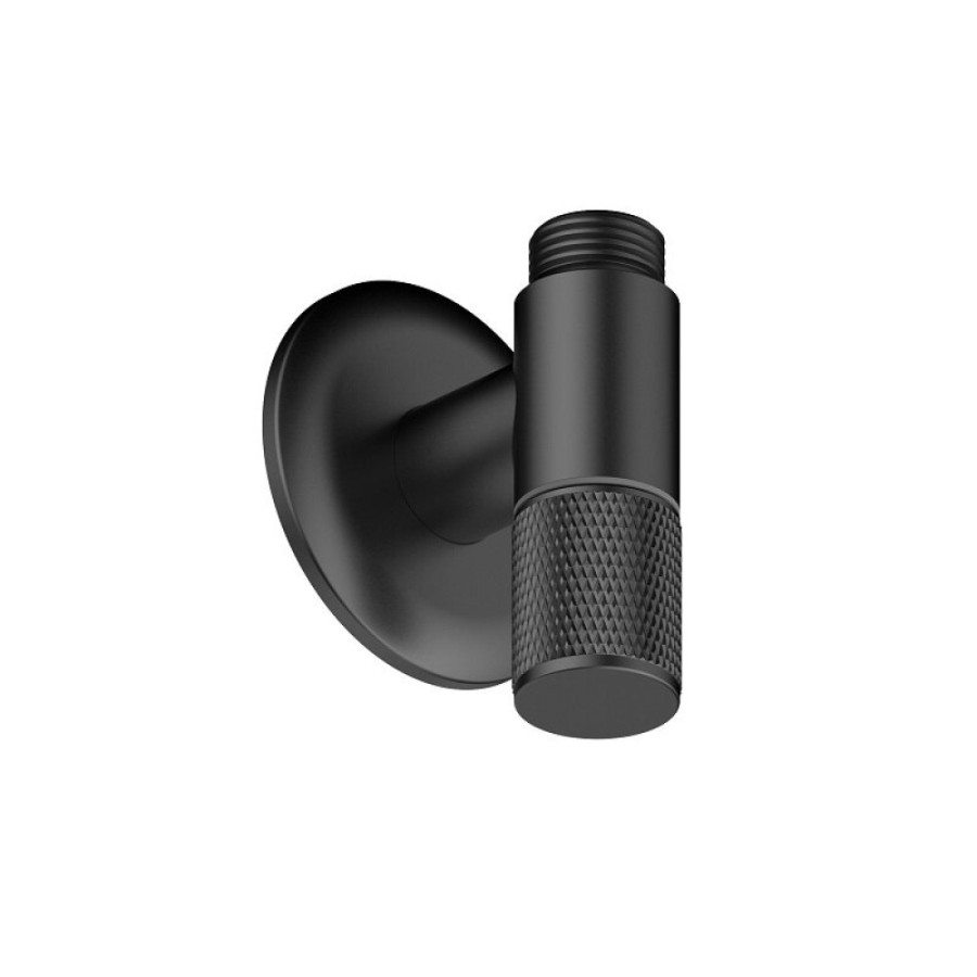 Угловой запорный кран-вентиль WasserKRAFT A365, чёрный матовый Soft-touch