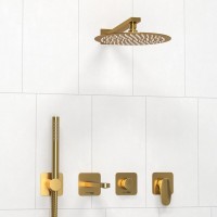 Душевая система WasserKRAFT Havel A3651.283.284.180.259.285.194.286, PVD золото матовое