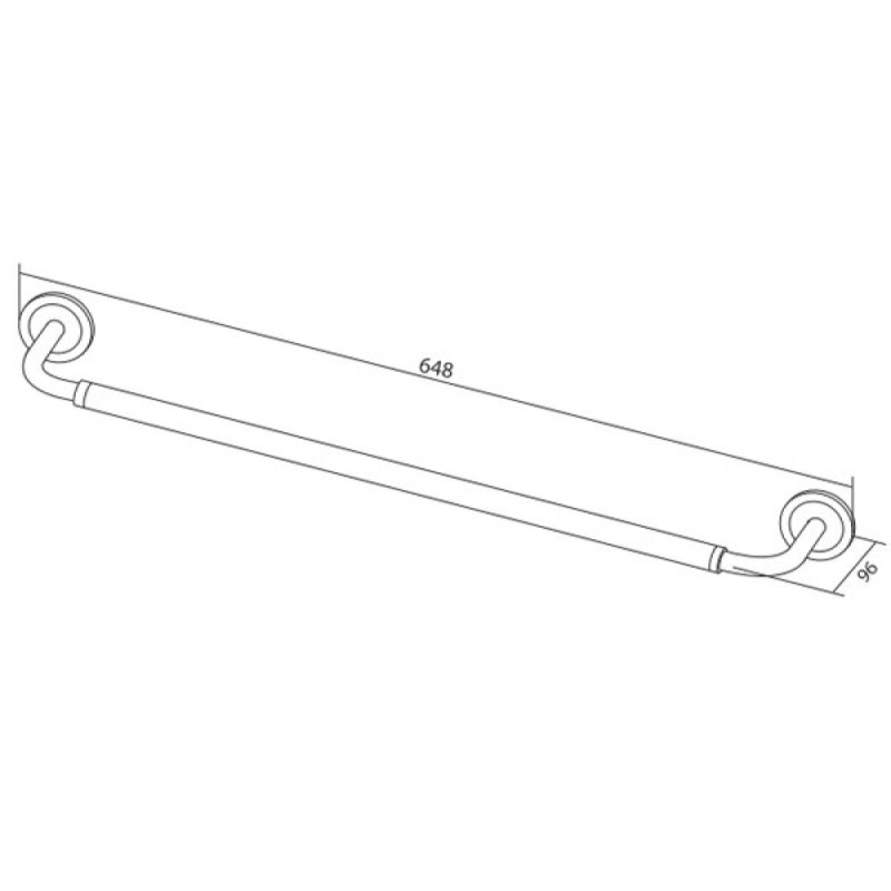 Полотенцедержатель Am.Pm Serenity A40346400, 65 см, хром