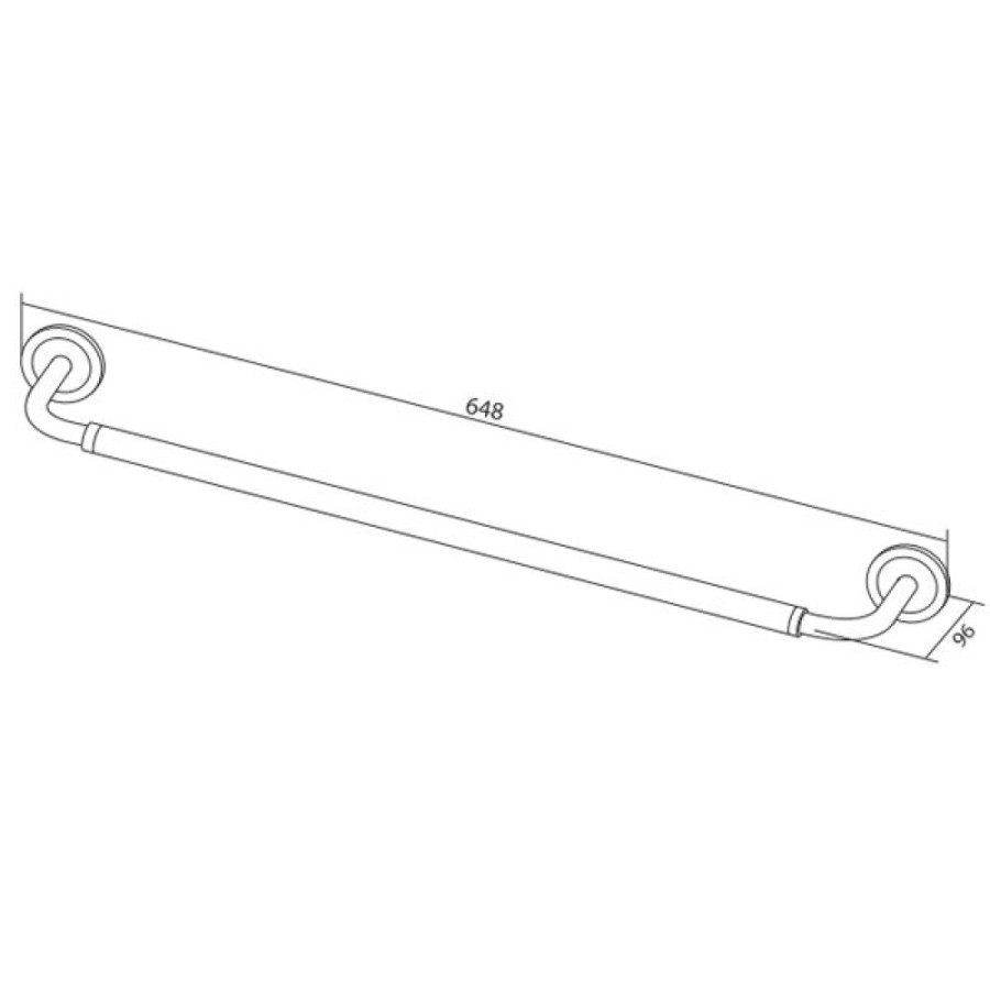 Полотенцедержатель Am.Pm Serenity A40346400, 65 см, хром