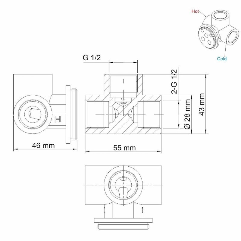 Смеситель WasserKRAFT Main 4100 A41513 для раковины, цвет хром