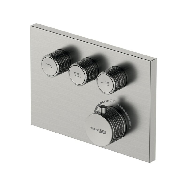 Душевая система WasserKRAFT Wern A4258.097.121.275.100.276.298 Thermo, термостатическая, никель