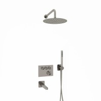 Душевая система WasserKRAFT Wern A4258.097.121.275.100.276.298 Thermo, термостатическая, никель