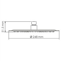 Душевая система WasserKRAFT Wern A4258.097.121.275.100.276.298 Thermo, термостатическая, никель