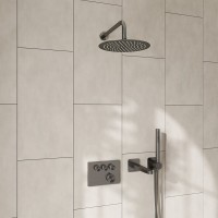 Душевая система WasserKRAFT Wern A4258.097.121.275.100.276.298 Thermo, термостатическая, никель