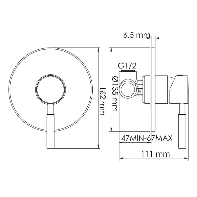 Смеситель для раковины WasserKRAFT Wern 4200 A42583, цвет никель