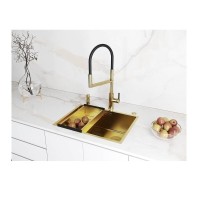 Коландер Paulmark Advance A450-BG, 45 см, для кухонной мойки, брашированное золото