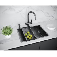 Коландер Paulmark Advance A450-GM, 45 см, для кухонной мойки, вороненая сталь