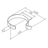 Держатель для фена Am.Pm Inspire 2.0 A50A32322, черный матовый