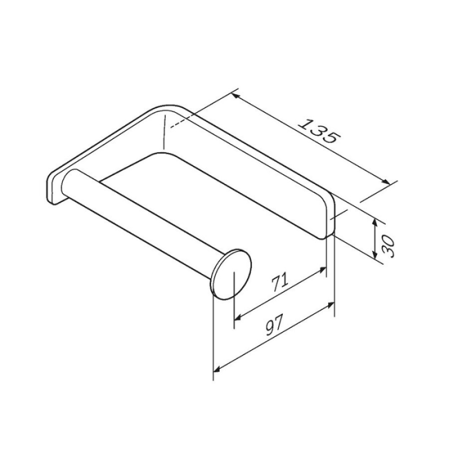 Держатель для туалетной бумаги Am.Pm Inspire 2.0 A50A34100