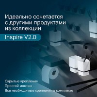 Держатель для туалетной бумаги Am.Pm Inspire 2.0 A50A341522 с коробкой и подставкой под телефон, черный матовый