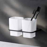 Стакан для зубных щеток Am.Pm Inspire 2.0 A50A343422 двойной, держатель черный матовый