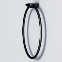 Полотенцедержатель кольцо Am.Pm Inspire 2.0 A50A34422, 19 см, черный матовый