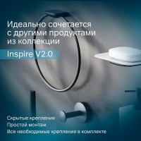 Полотенцедержатель кольцо Am.Pm Inspire 2.0 A50A34422, 19 см, черный матовый