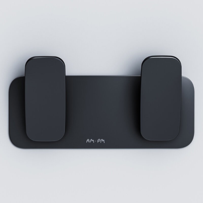Двойной крючок Am.Pm Inspire 2.0 A50A35622 для полотенец, черный матовый