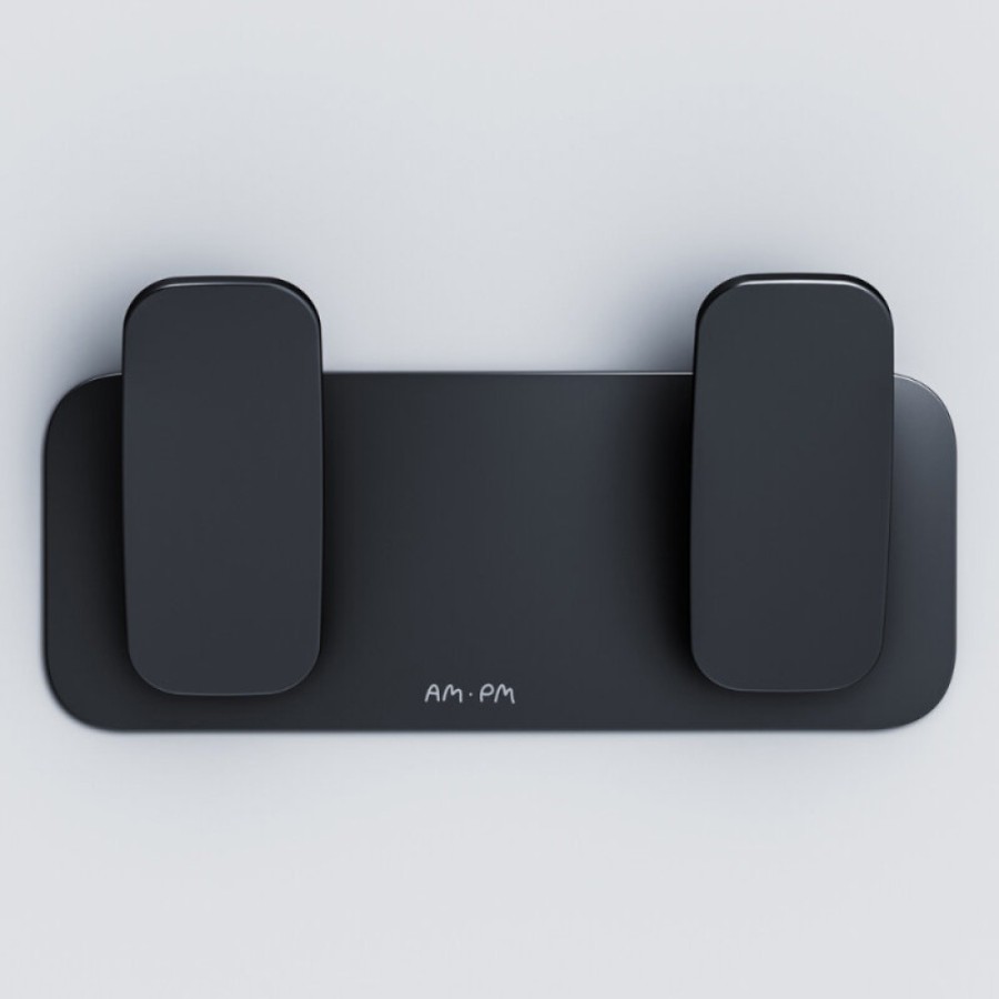Двойной крючок Am.Pm Inspire 2.0 A50A35622 для полотенец, черный матовый