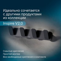 Набор крючков для полотенец Am.Pm Inspire 2.0 A50A35922, черный матовый