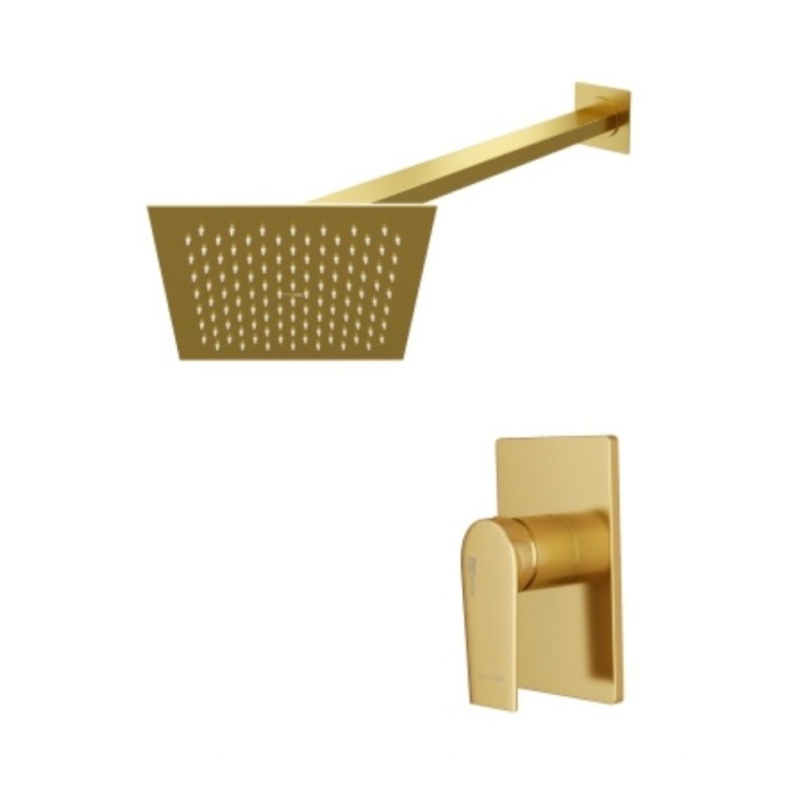 Душевая система WasserKRAFT 5500 A55180, PVD матовое золото