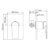 Душевая система WasserKRAFT 5500 A55180, PVD матовое золото