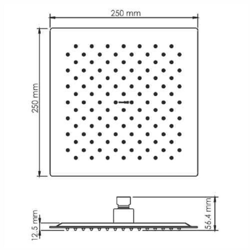 Душевая система WasserKRAFT, матовое золото, A55201