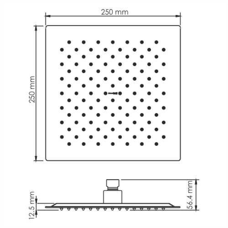 Душевая система WasserKRAFT Aisch A5558.180.198.285.194.286.174 Thermo, термостатическая, PVD золото матовое