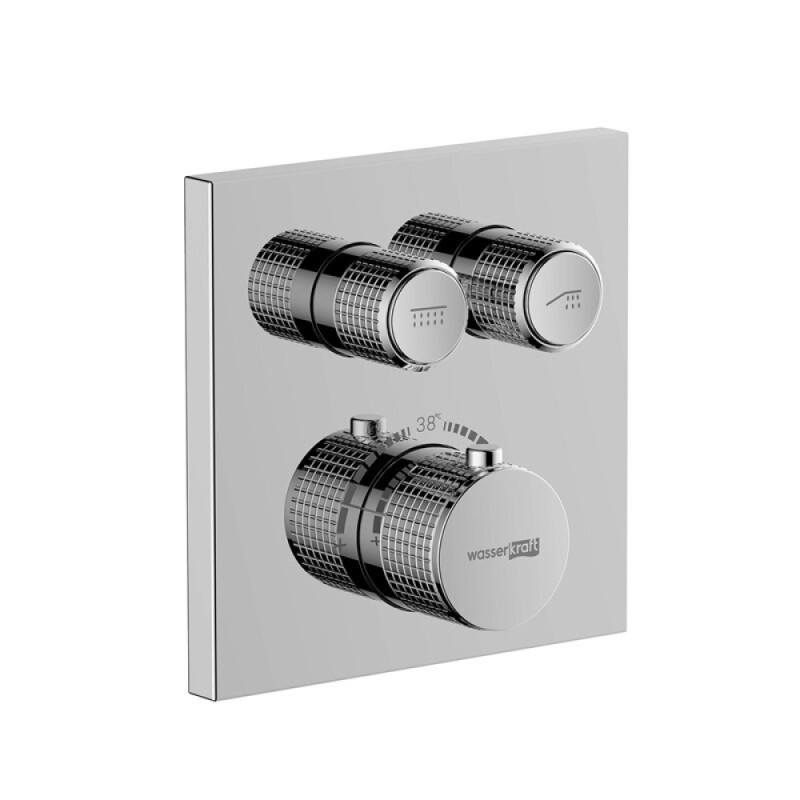 Душевая система WasserKRAFT Dinkel A5848.090.118.271.010.137 Thermo, термостатическая, хром