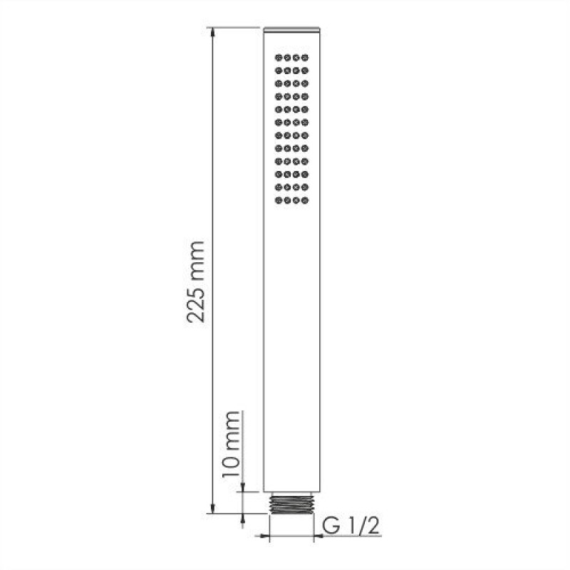 Душевая система WasserKRAFT Dinkel A5848.090.118.271.010.137 Thermo, термостатическая, хром