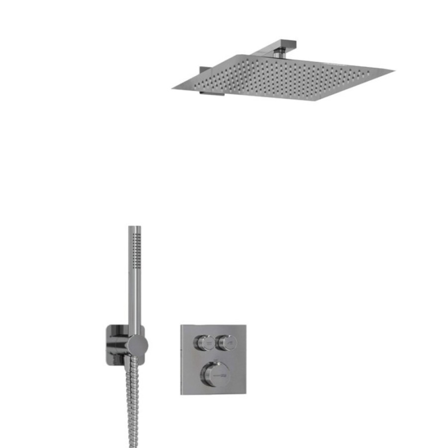 Душевая система WasserKRAFT Dinkel A5848.090.118.271.010.137 Thermo, термостатическая, хром